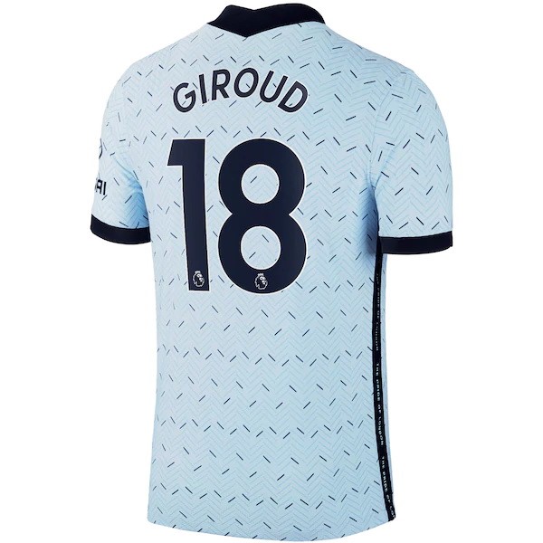 Camiseta Chelsea NO.18 Giroud Segunda equipo 2020-2021 Azul